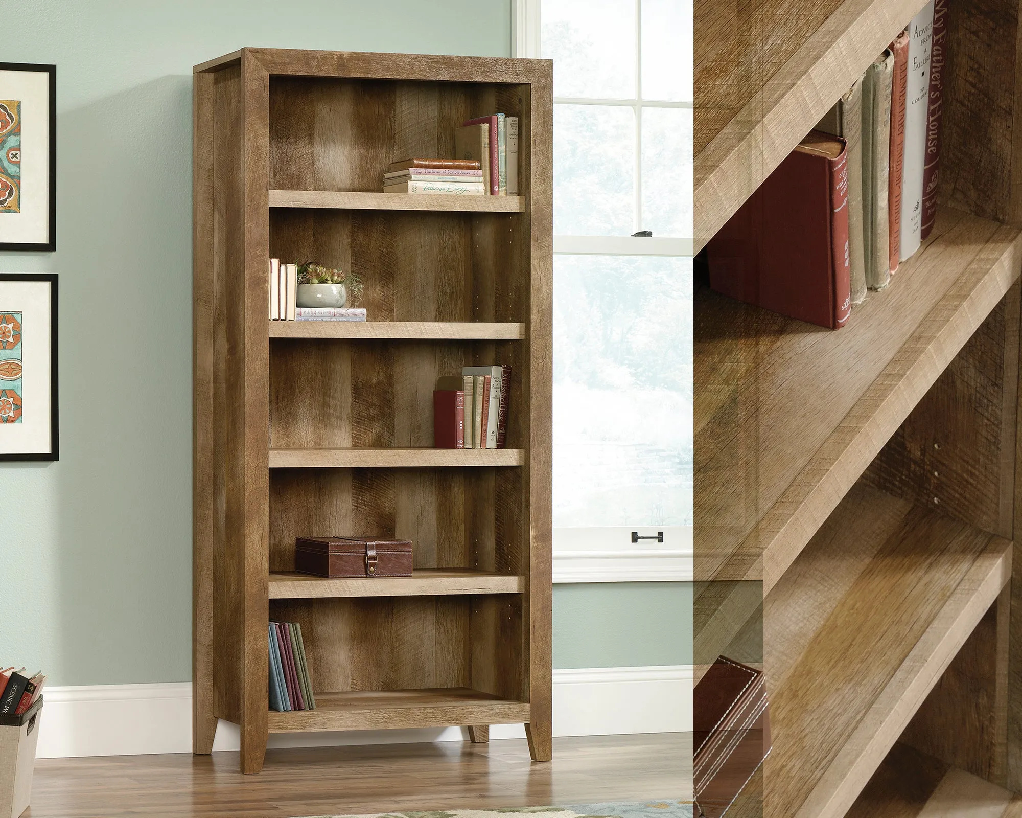 Dakota Pass 5-Shelf Bookcase Coa