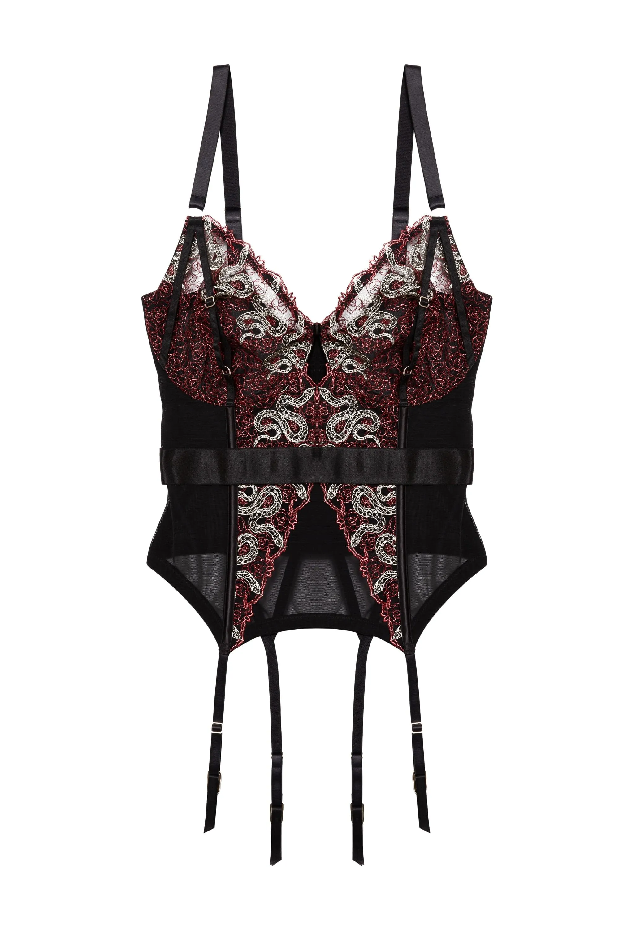 Dakota Red Snake Embroidered Basque