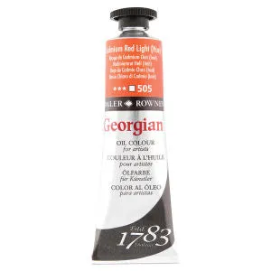 Daler-Rowney Georgian Oil Color - Cadmium Red Light Hue, 38 ml tube