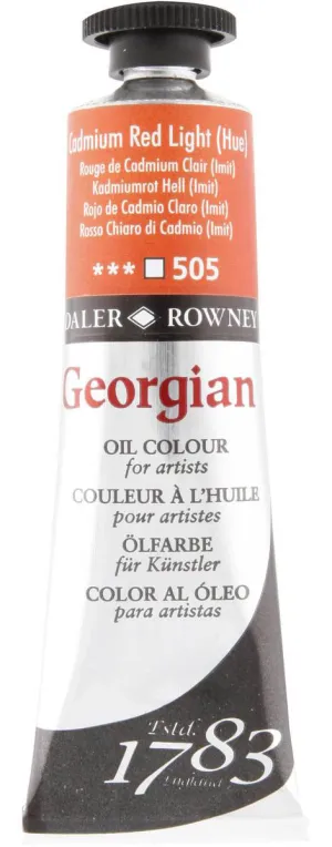 Daler Rowney Georgian Oil Paint- Cadmium Red (Hue) - 38ML