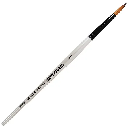 Daler Rowney Graduate Brush Short Handle Synthetic Round 6x4mm