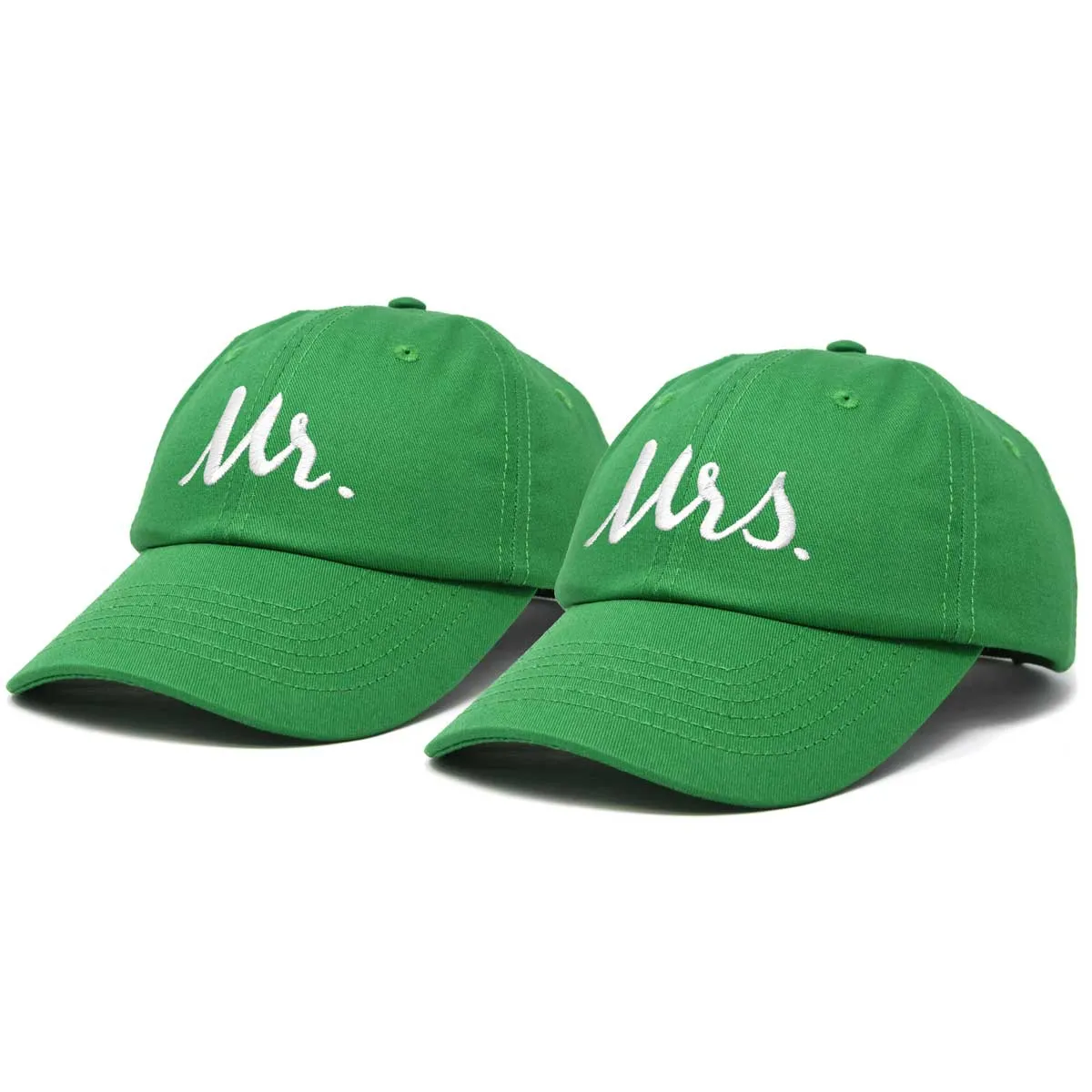 Dalix Mr. and Mrs. Baseball Cap Bride Groom Matching Hats Couples Set