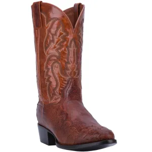 DAN POST MEN'S PUGH SMOOTH OSTRICH WESTERN BOOT - DPP5210