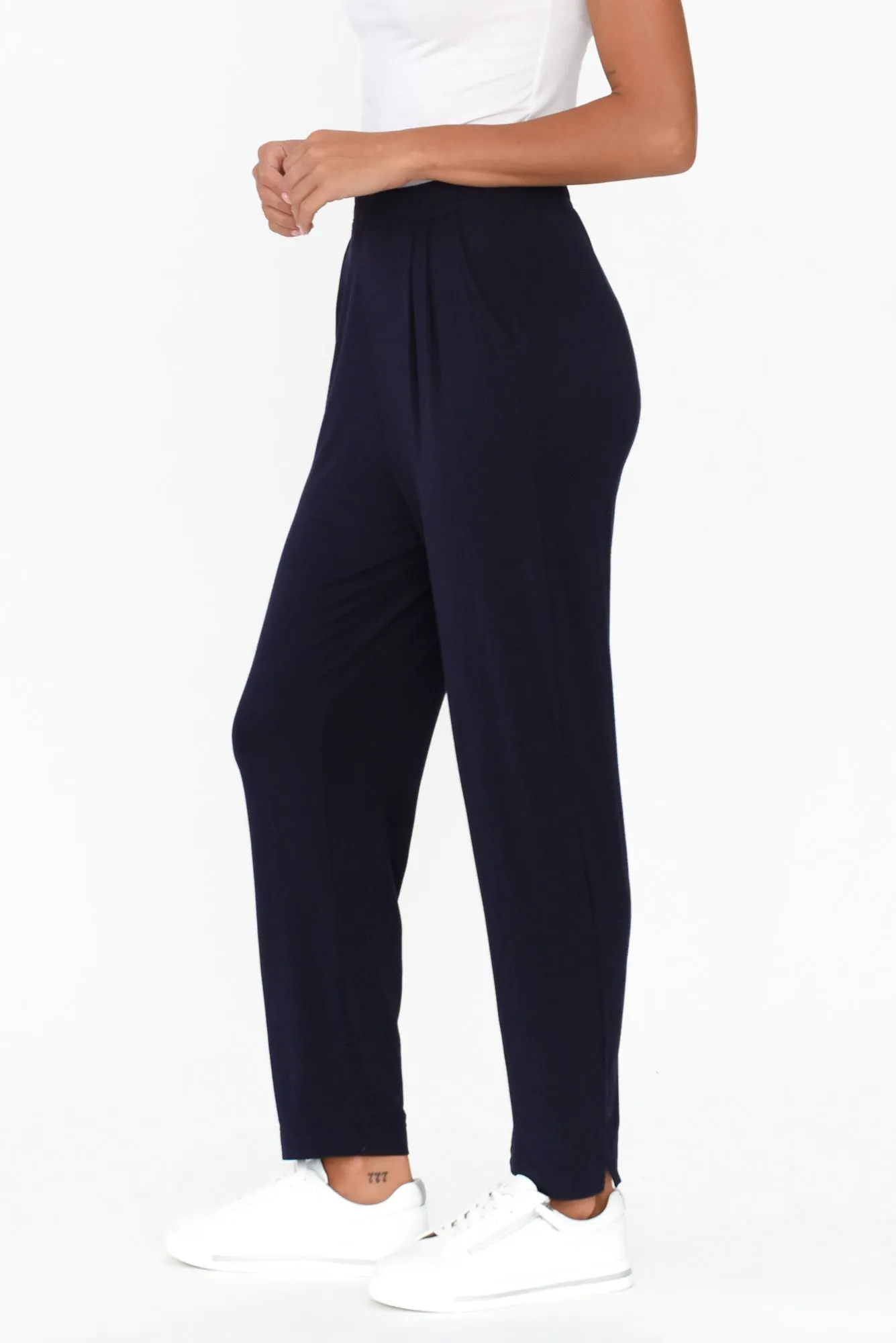 Dana Navy Micro Modal Pants