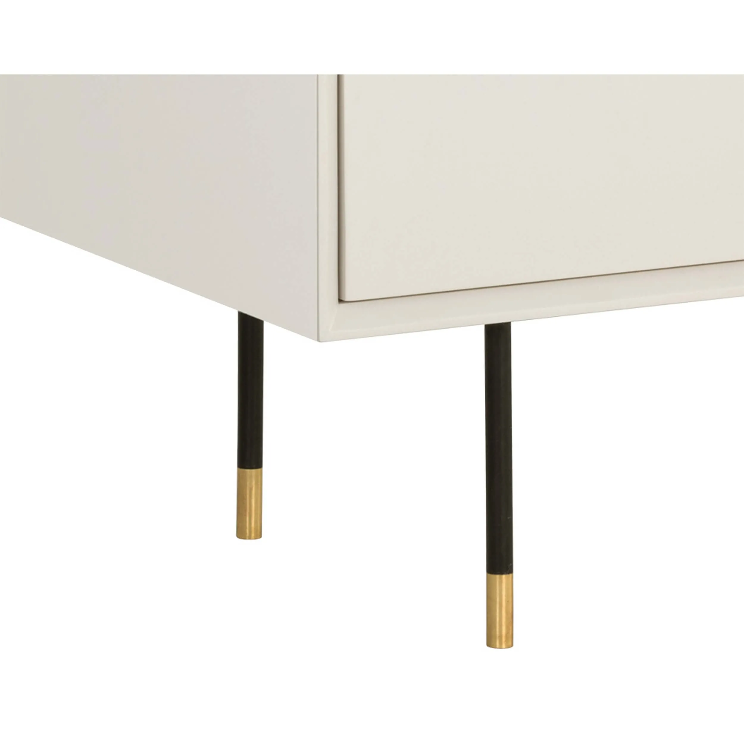 Danbury Nightstand, Modern Cream