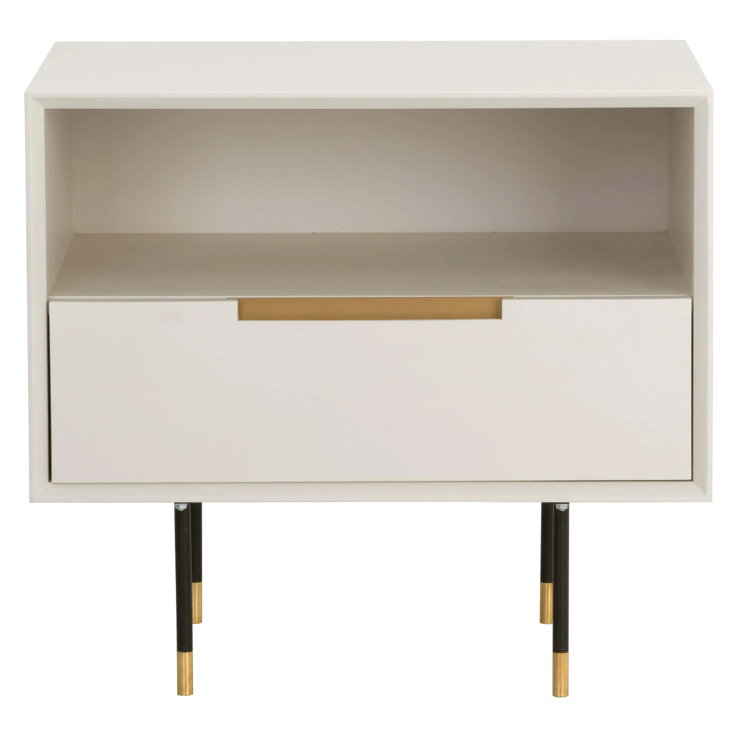 Danbury Nightstand, Modern Cream