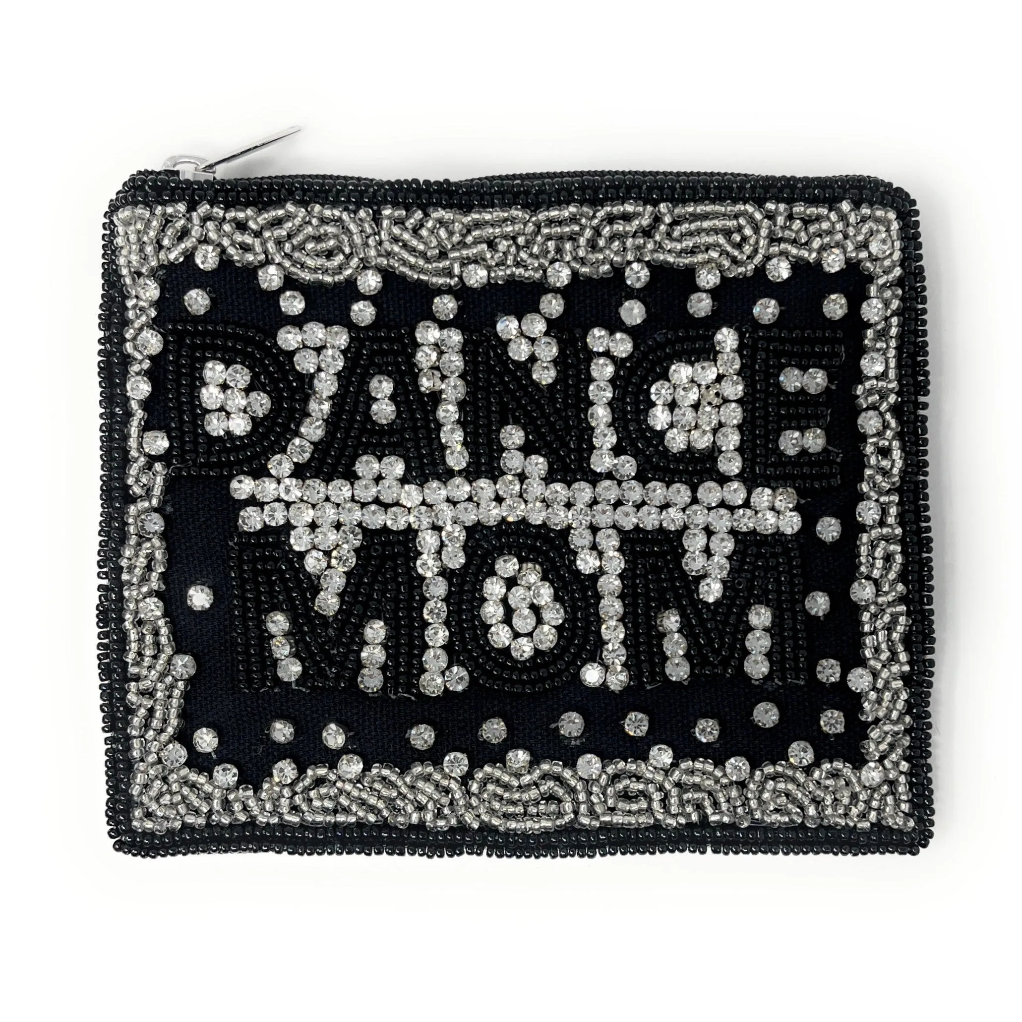 Dance Mom Beaded Pouch