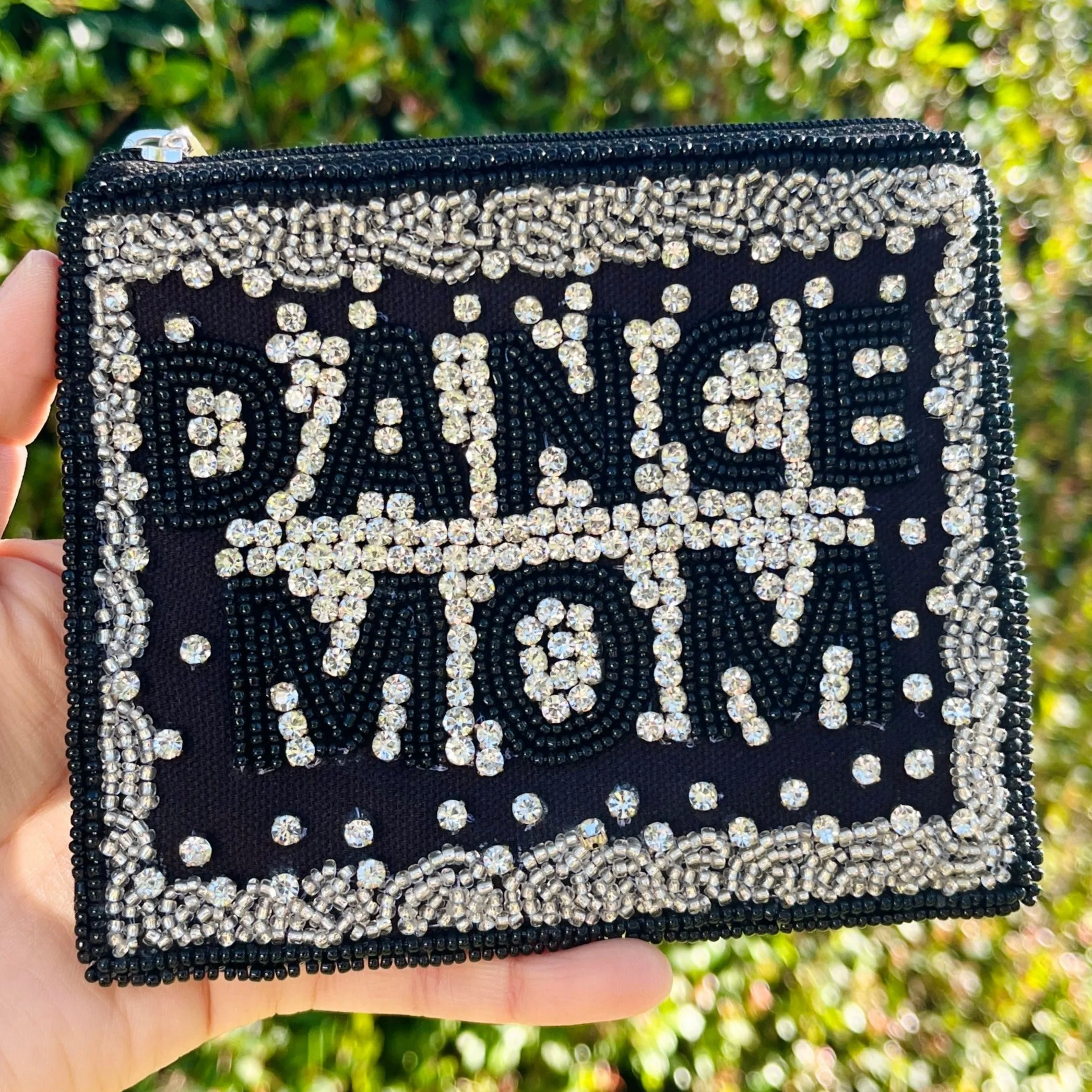 Dance Mom Beaded Pouch