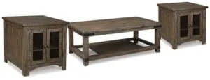 Danell Ridge Coffee Table with 2 End Tables