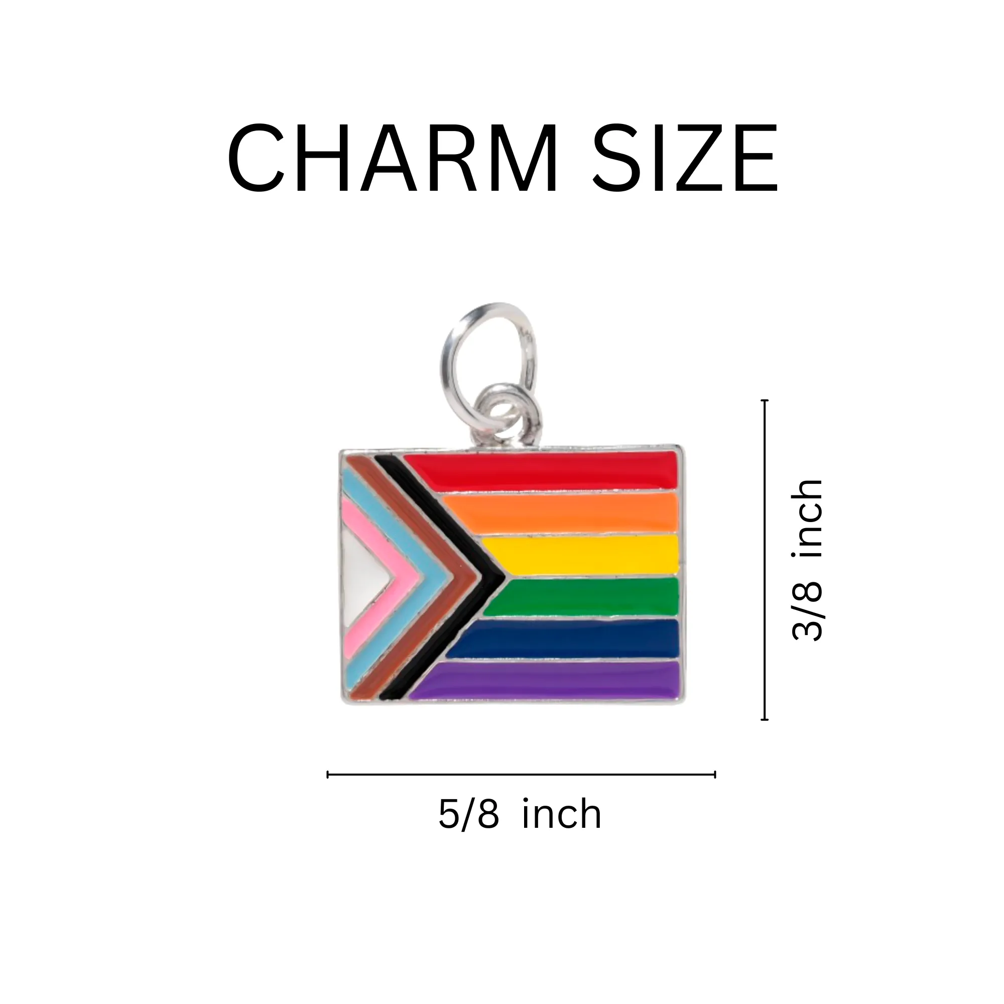 Daniel Quasar Flag Retractable Charm Bracelets