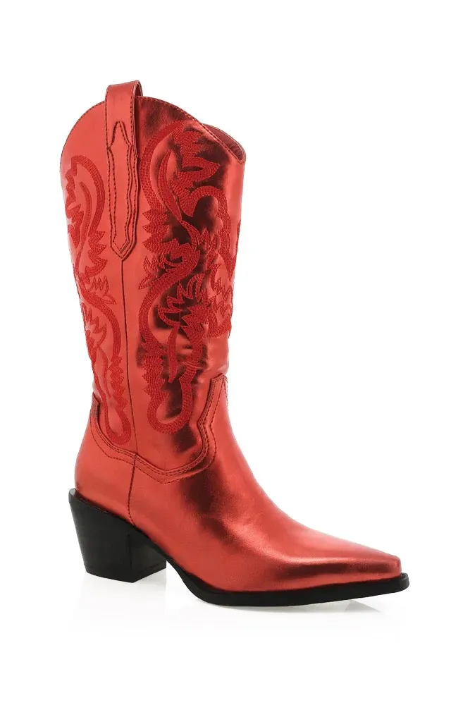 Danilo Metallic Western Boot