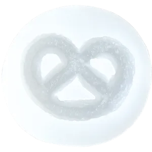 Danish Pretzel Cookie Silicone Mold - Single Cavity