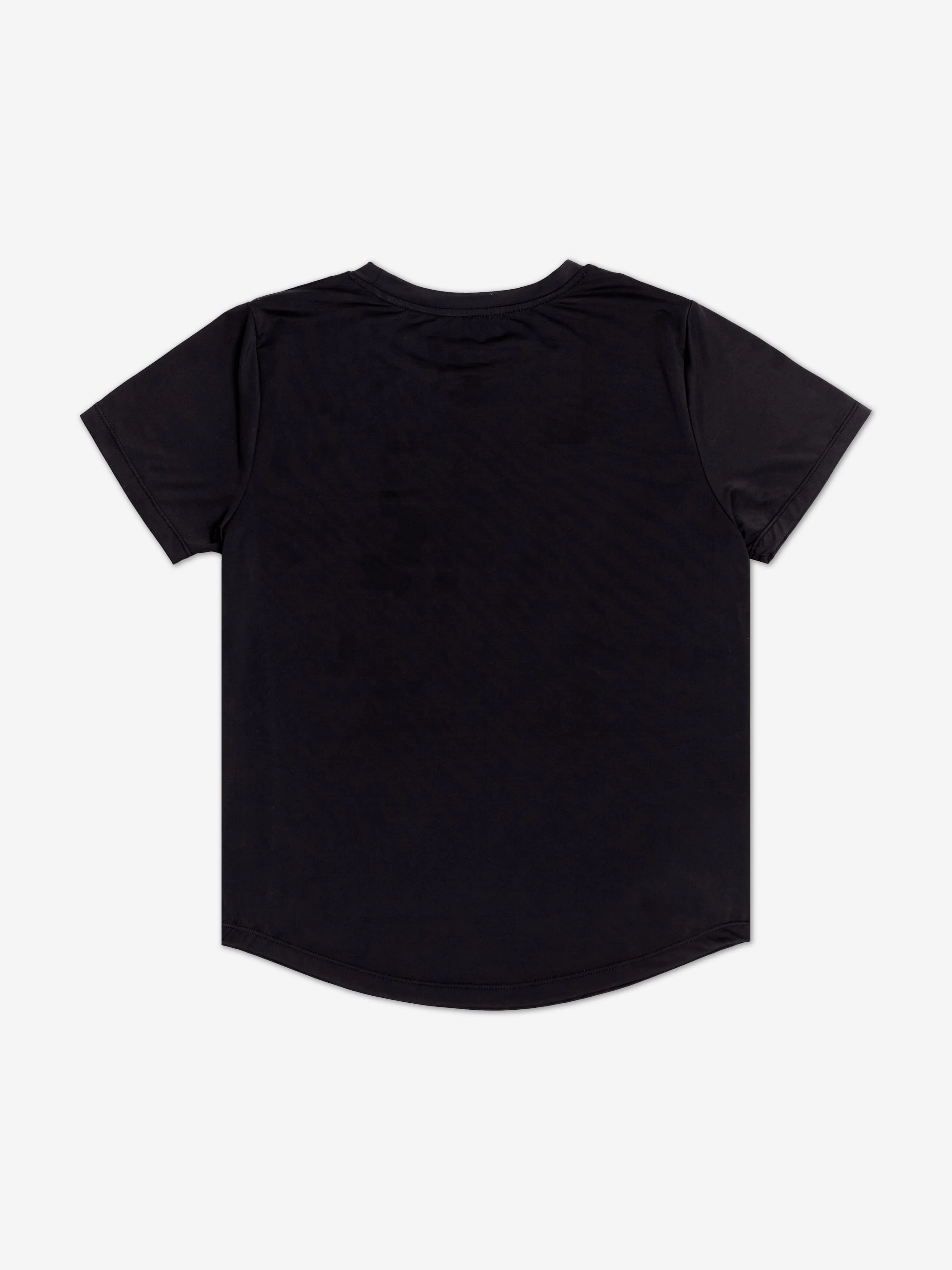 Danskin Girls Scoop Hem T-Shirt in Black