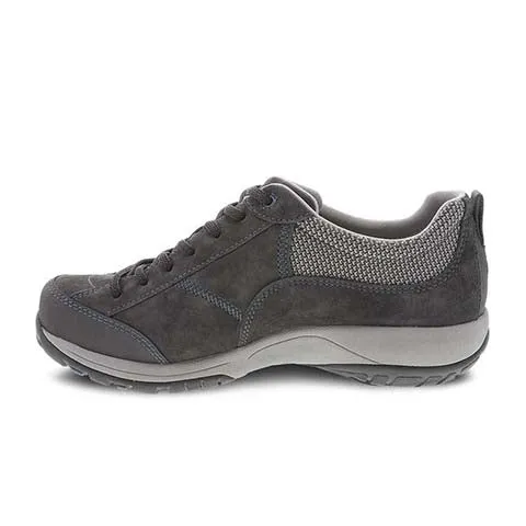 Dansko Paisley Low Hiking Shoe (Women) - Grey/Blue Suede