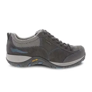 Dansko Paisley Low Hiking Shoe (Women) - Grey/Blue Suede