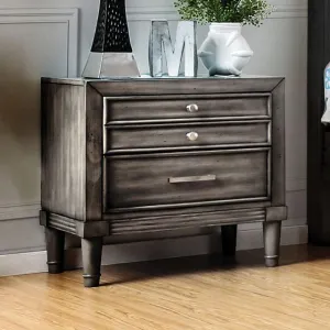 DAPHNE Gray Night Stand