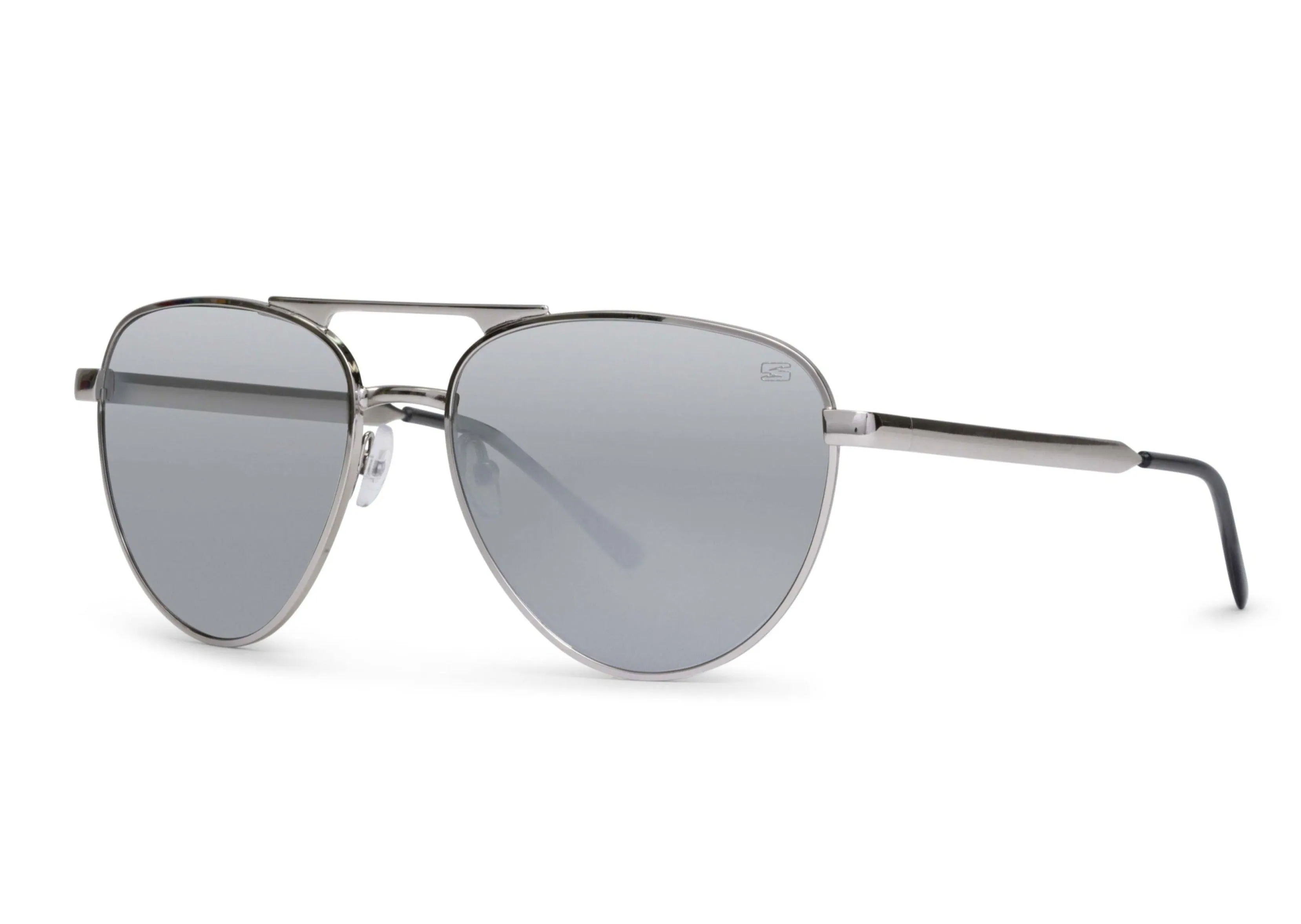 Dara Aviator Chrome Silver Gloss Plating