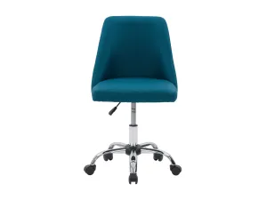 Dark Blue Armless Office Chair