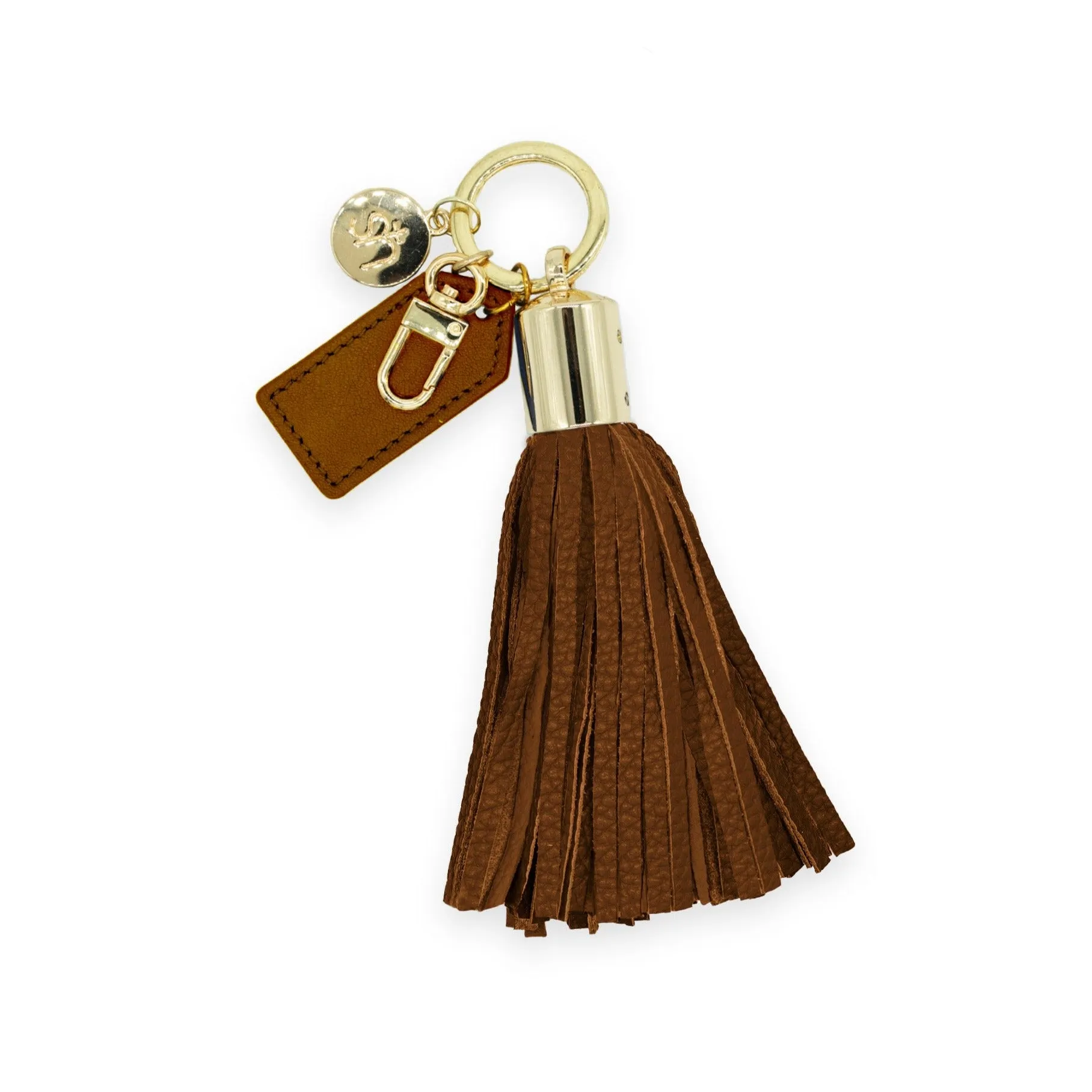 Dark Brown Tassel Keychain