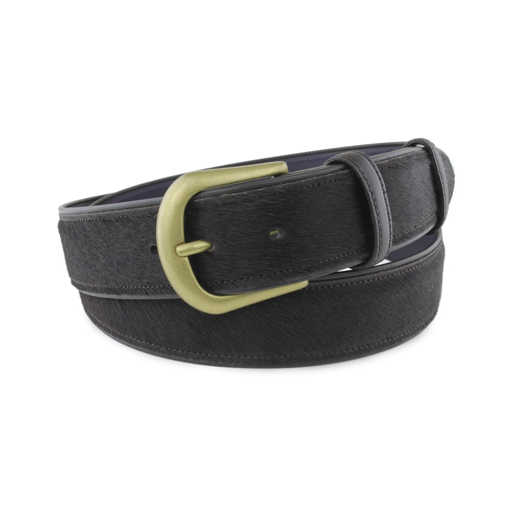 Dark Choc Pony Antique Belt