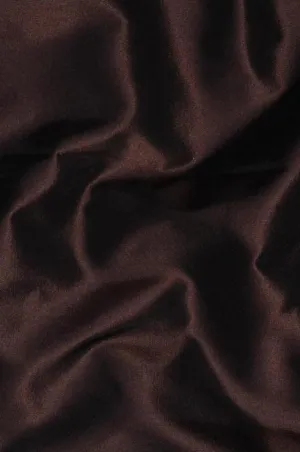 Dark Eggplant Purple Taffeta Silk Fabric