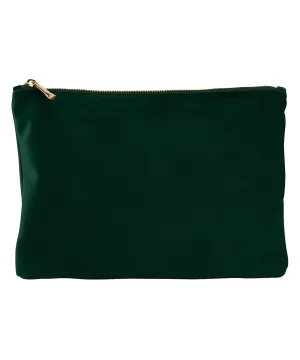 Dark Emerald - Velvet accessory pouch