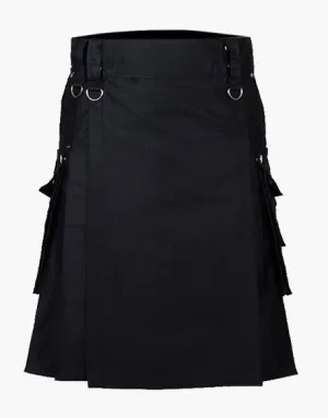 Dark Gothic Gothic Punk Rock Utility Kilt