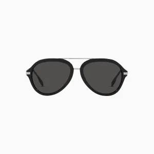 Dark Gray Aviator Burberry Sunglasses