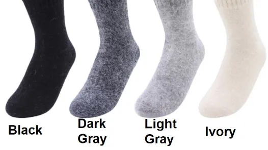 Dark gray Wool Socks