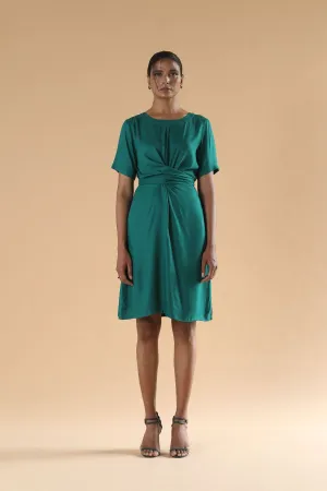 Dark Green Dress for Workwear