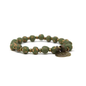 Dark Green Mission Bracelet