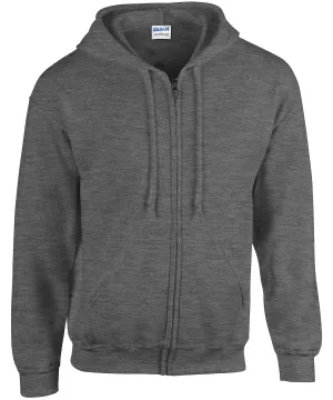 Dark Heather* - Heavy Blend™  full zip hooded sweatshirt