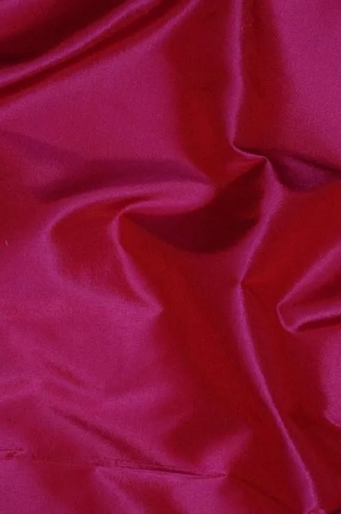 Dark Magenta Taffeta Silk Fabric