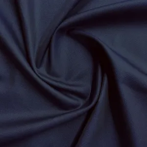 Dark Navy Blue Solid Semi Viscose Suiting Fabric 10