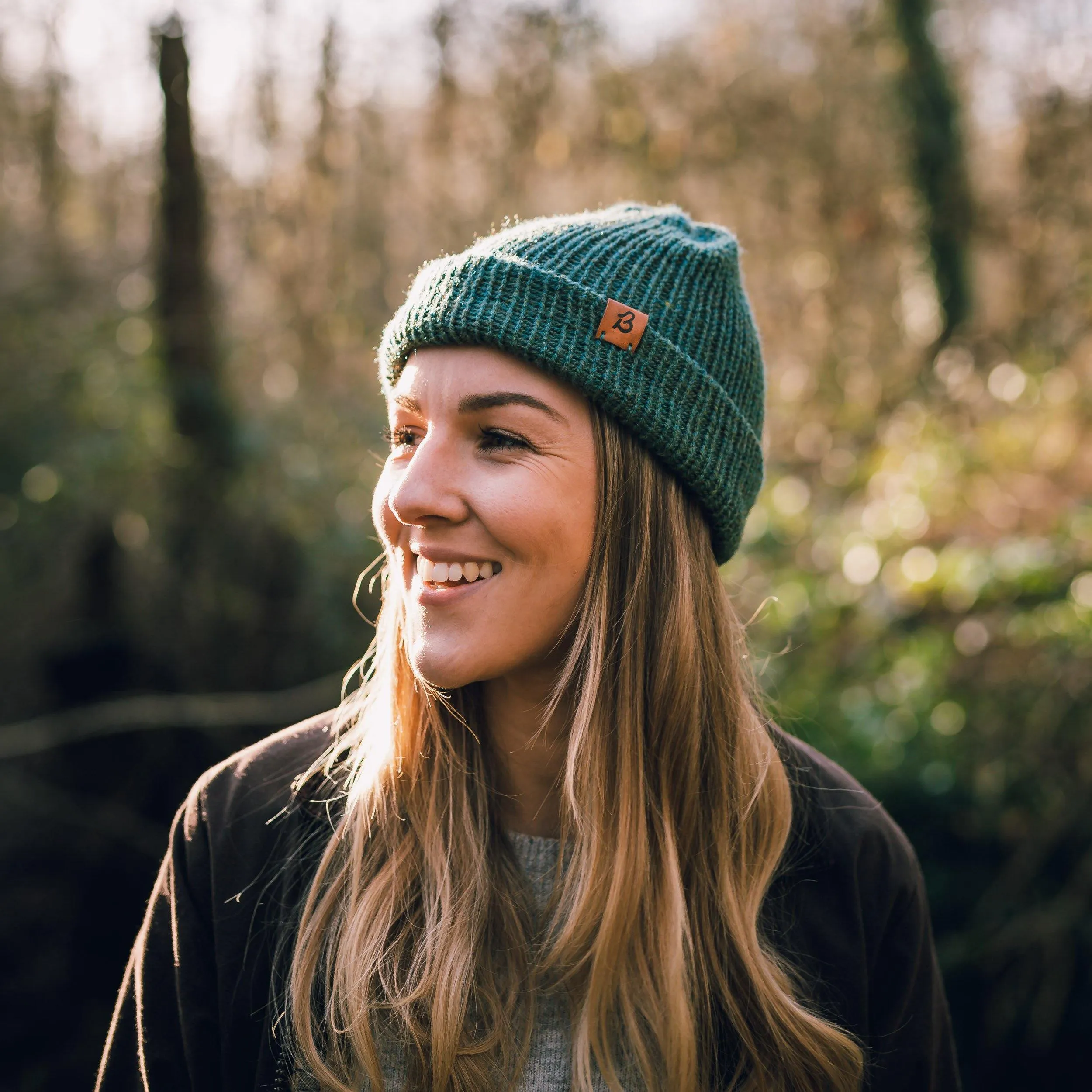 Dark Plum Slack Fit Wooly Hat