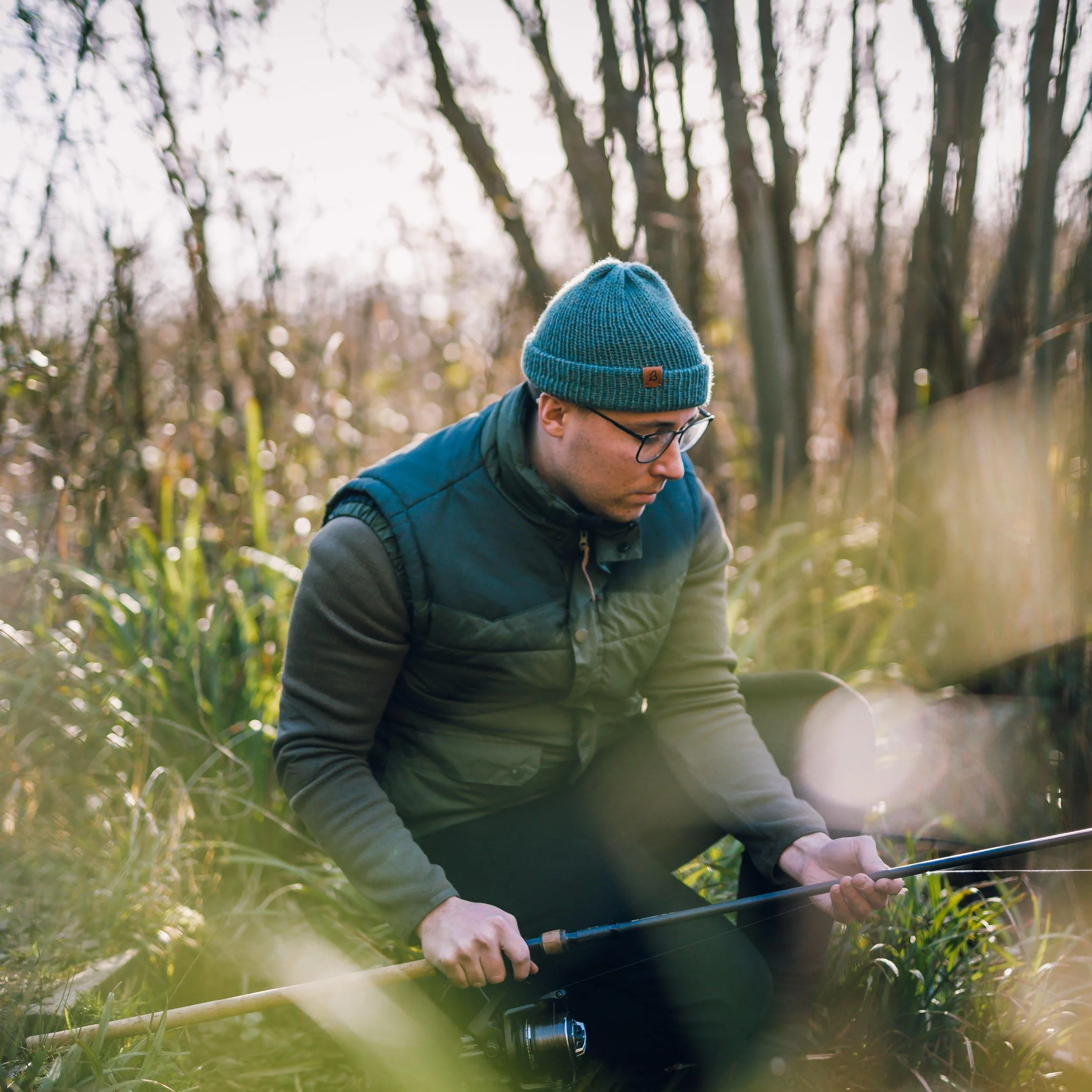 Dark Plum Slack Fit Wooly Hat