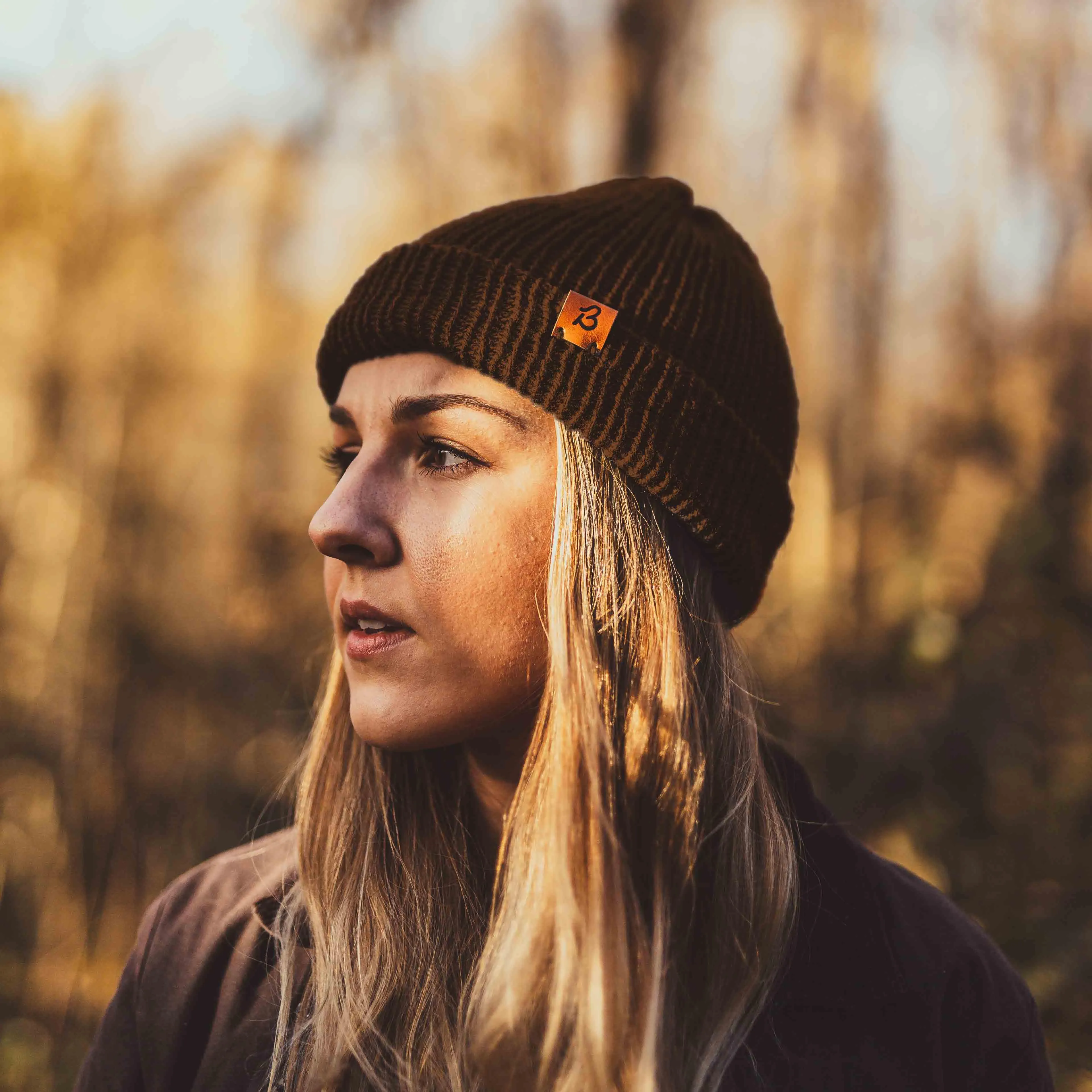 Dark Plum Slack Fit Wooly Hat