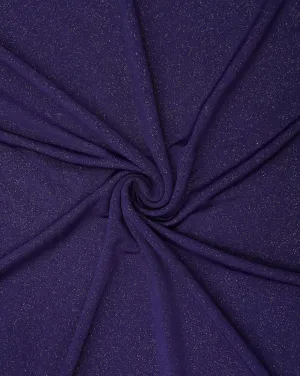 DARK PURPLE POLYESTER KNITTED FOIL FABRIC