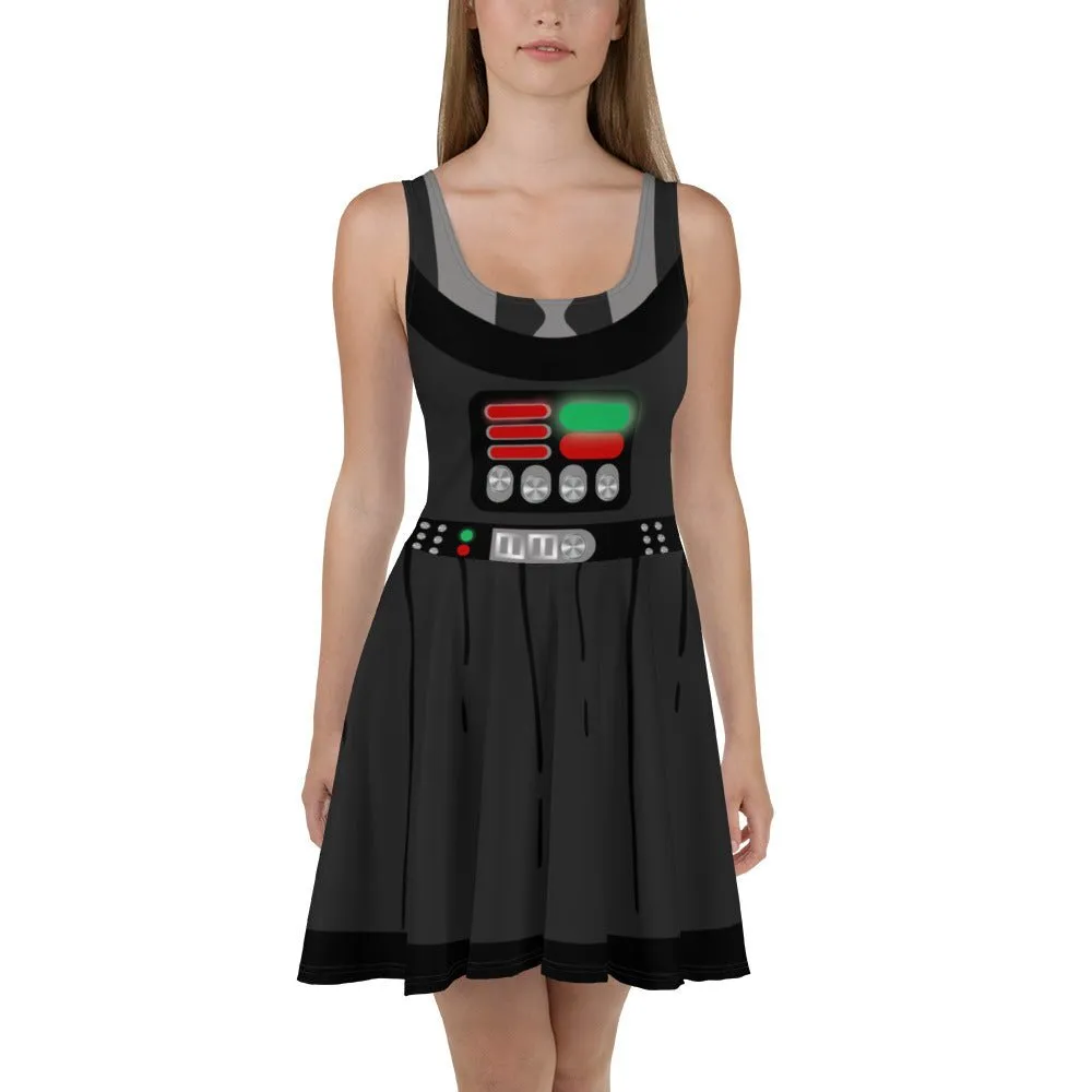 Dark Side Skater Dress- Themed Run, Trip, Cosplay Style