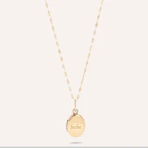 Darling Locket Necklace in 18k Gold Over Sterling Silver