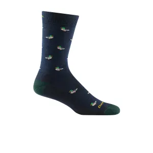 Darn Tough Duck Duck Moose Lightweight Crew Sock with Cushion (Men) - Eclipse