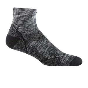 Darn Tough Light Hiker Lightweight Quarter Sock with Cushion (Men) - Space Gray