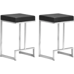 Darwen Counter Stool (Set of 2) Black