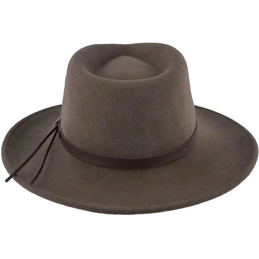 Darwin - Scala DF6 Pecan Crushable Wool Felt Outback Hat