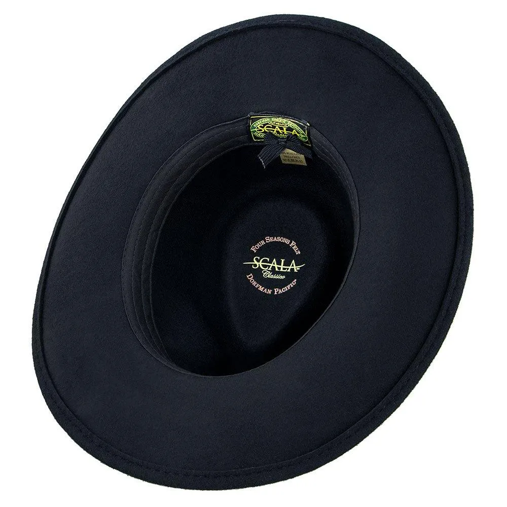 Darwin - Scala DF6 Pecan Crushable Wool Felt Outback Hat