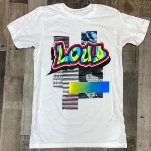 Dash- loud ss tee (white)