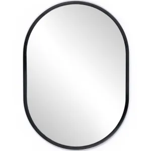 Dasha Small Mirror, Iron Matte Black