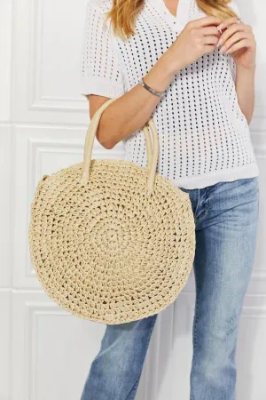 Date Night Straw Rattan Handbag in Ivory