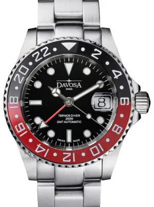 Davosa Ternos Ceramic Automatic GMT Swiss-Made 200m Trialink Bracelet