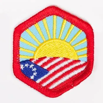 Dawn of our Country Badge